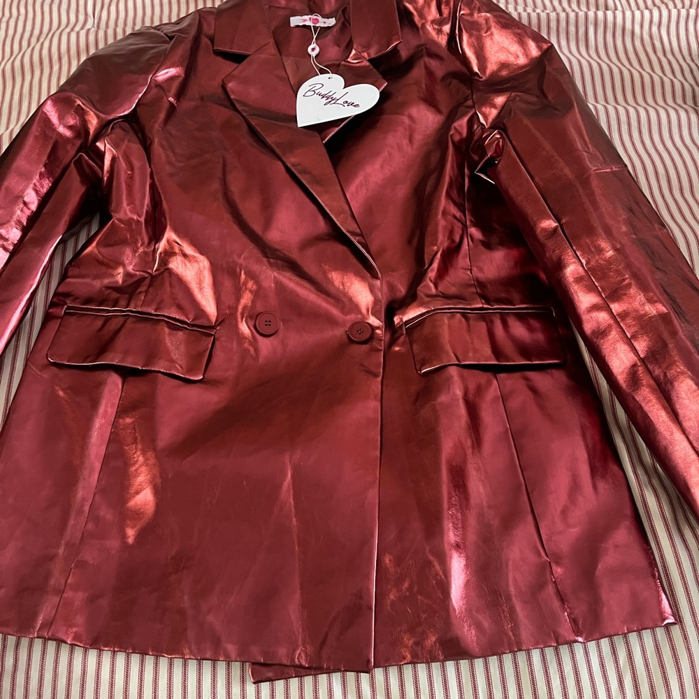 Red metallic Buddy Love Blazer